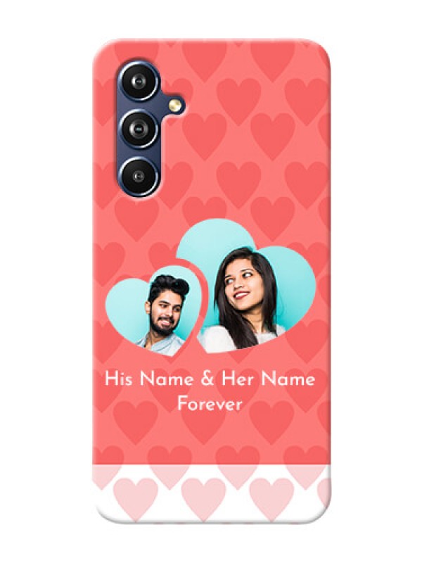 Custom Galaxy A54 5G personalized phone covers: Couple Pic Upload Design