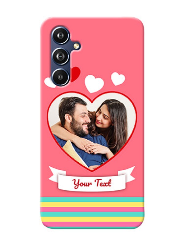 Custom Galaxy A54 5G Personalised mobile covers: Love Doodle Design