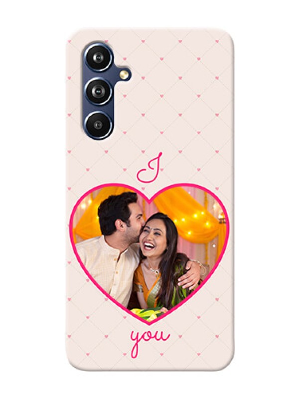 Custom Galaxy A54 5G Personalized Mobile Covers: Heart Shape Design