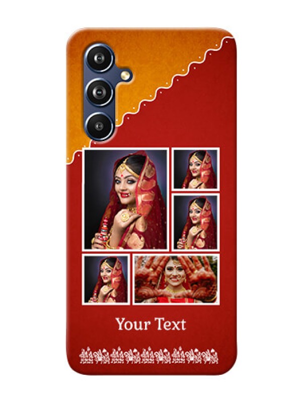 Custom Galaxy A54 5G customized phone cases: Wedding Pic Upload Design