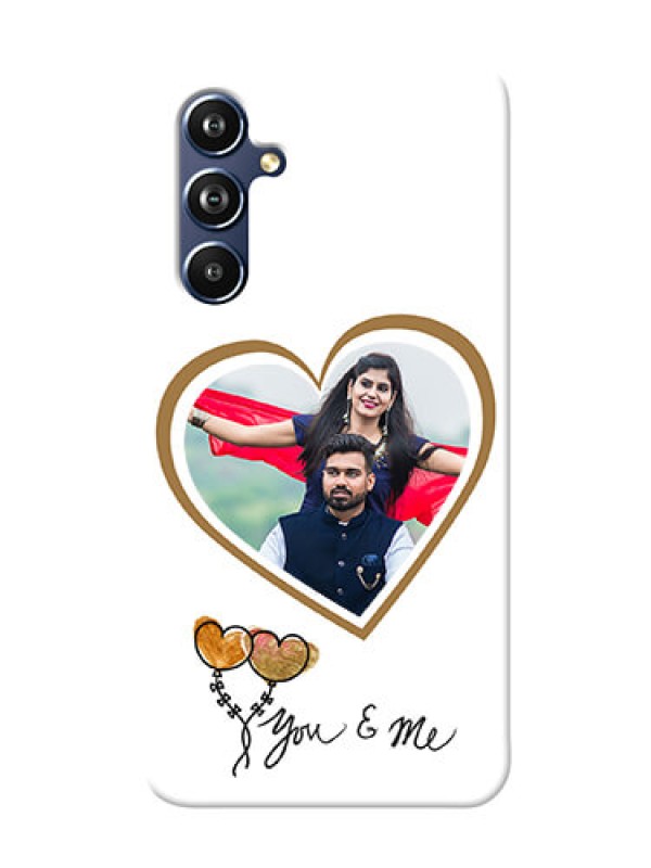 Custom Galaxy A54 5G customized phone cases: You & Me Design