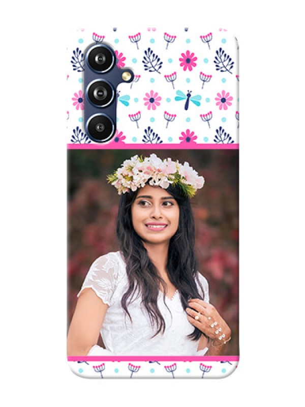 Custom Galaxy A54 5G Mobile Covers: Colorful Flower Design
