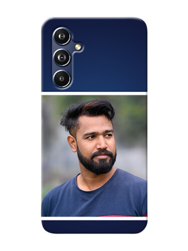 Custom Galaxy A54 5G Mobile Cases: Simple Royal Blue Design