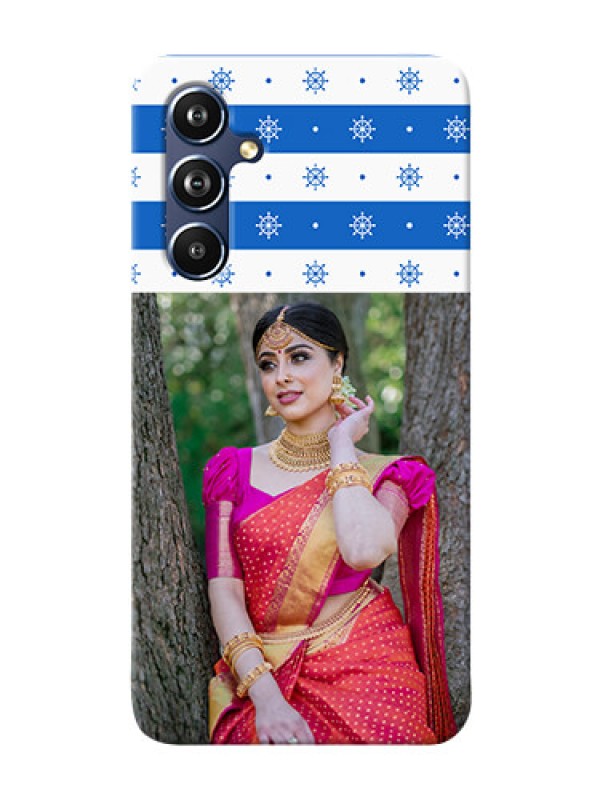 Custom Galaxy A54 5G custom mobile covers: Snow Pattern Design