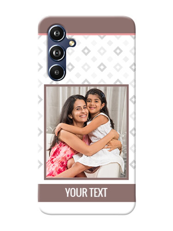 Custom Galaxy A54 5G custom back covers: Simple Diamond Design