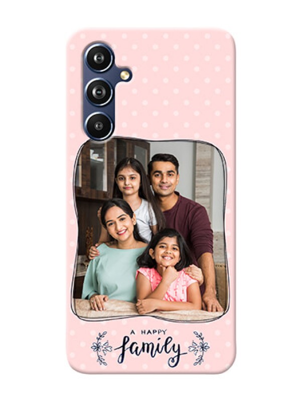 Custom Galaxy A54 5G Personalized Phone Cases: Family with Dots Design