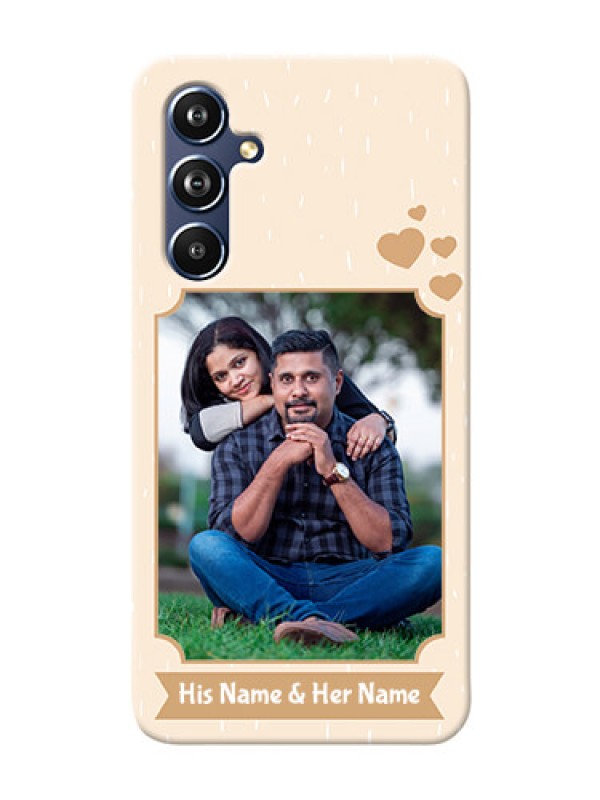 Custom Galaxy A54 5G mobile phone cases with confetti love design 