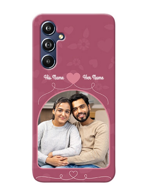 Custom Galaxy A54 5G mobile phone covers: Love Floral Design