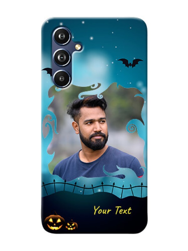 Custom Galaxy A54 5G Personalised Phone Cases: Halloween frame design
