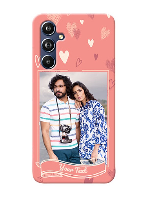 Custom Galaxy A54 5G custom mobile phone cases: love doodle art Design