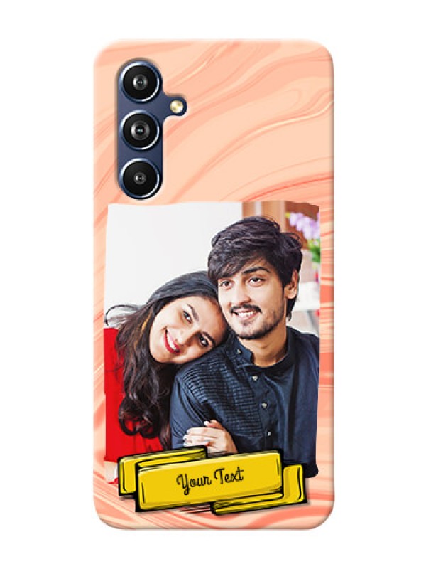 Custom Galaxy A54 5G Customized Phone Cases: Marble Texture Design