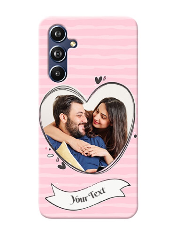 Custom Galaxy A54 5G custom mobile phone covers: Vintage Heart Design