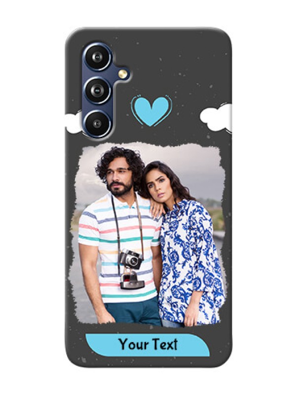 Custom Galaxy A54 5G Mobile Back Covers: splashes with love doodles Design