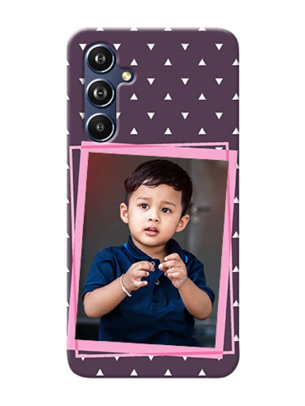 Custom Galaxy A54 5G Phone Cases: Triangle Pattern Dotted Design