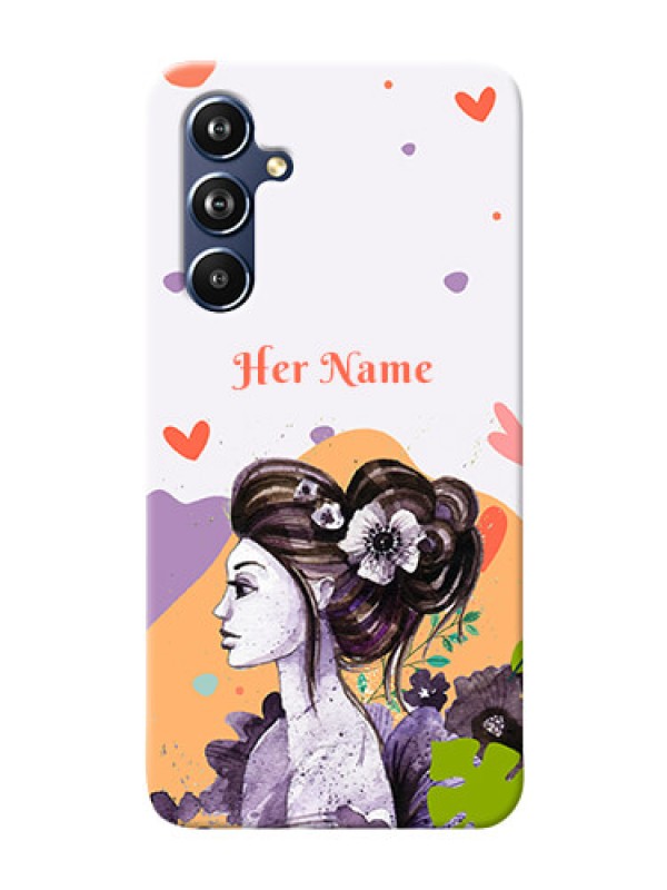 Custom Galaxy A54 5G Custom Mobile Case with Woman And Nature Design