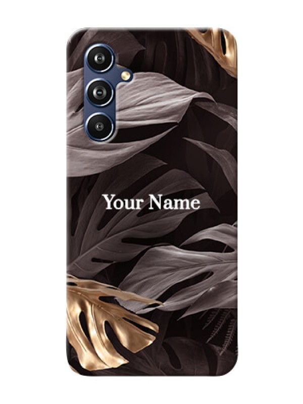 Custom Galaxy A54 5G Mobile Back Covers: Wild Leaves digital paint Design
