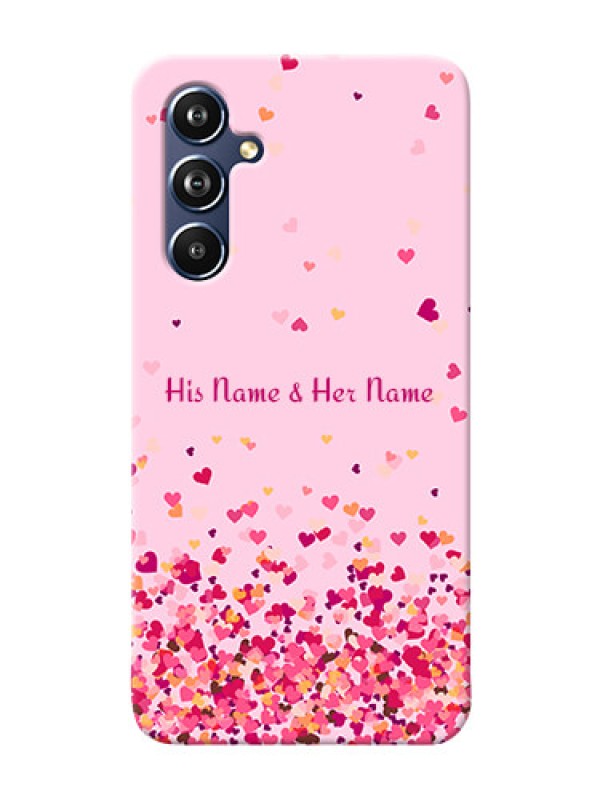 Custom Galaxy A54 5G Phone Back Covers: Floating Hearts Design