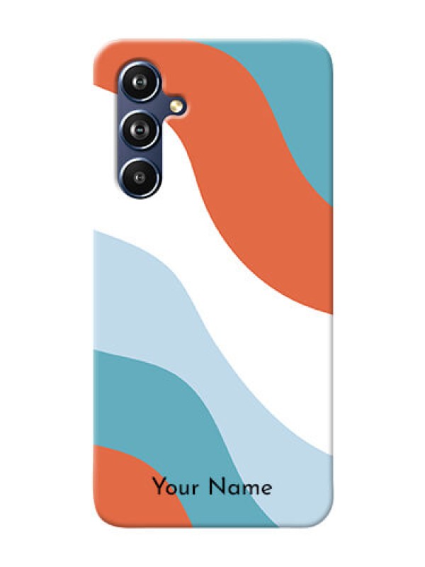 Custom Galaxy A54 5G Mobile Back Covers: coloured Waves Design