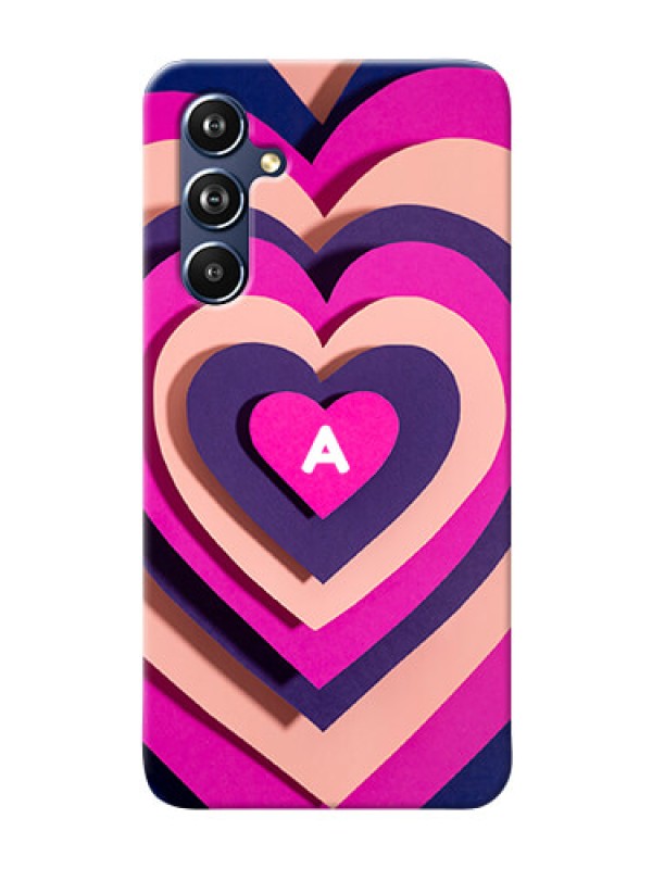 Custom Galaxy A54 5G Custom Mobile Case with Cute Heart Pattern Design