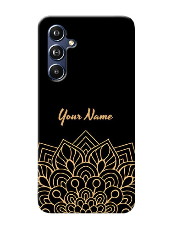 Custom Galaxy A54 5G Back Covers: Golden mandala Design