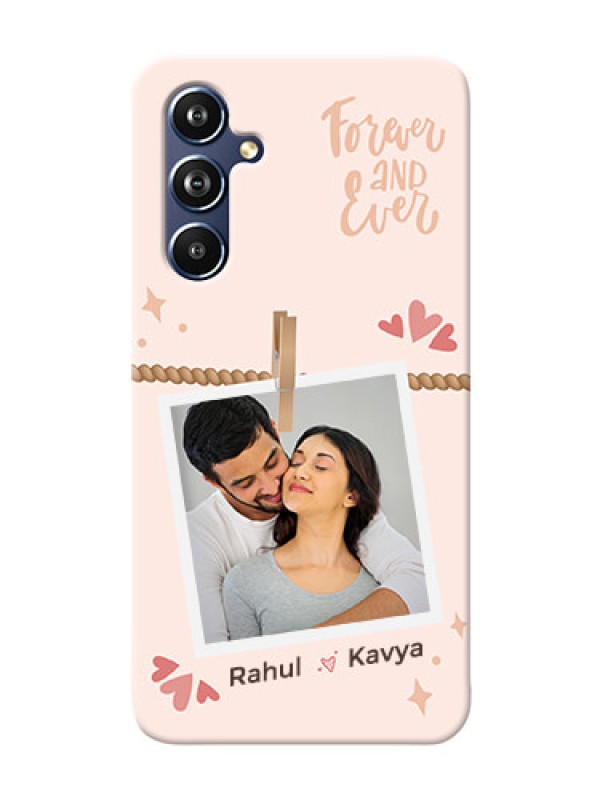 Custom Galaxy A54 5G Phone Back Covers: Forever and ever love Design