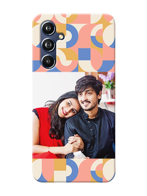 Custom Galaxy A54 5G Custom Phone Covers: Semi-circle Maze Pattern Design