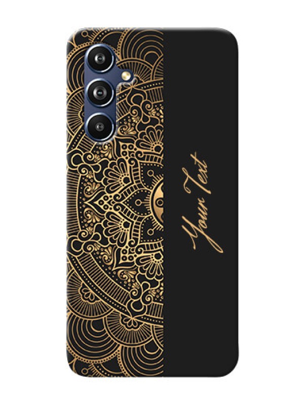 Custom Galaxy A54 5G Back Covers: Mandala art with custom text Design