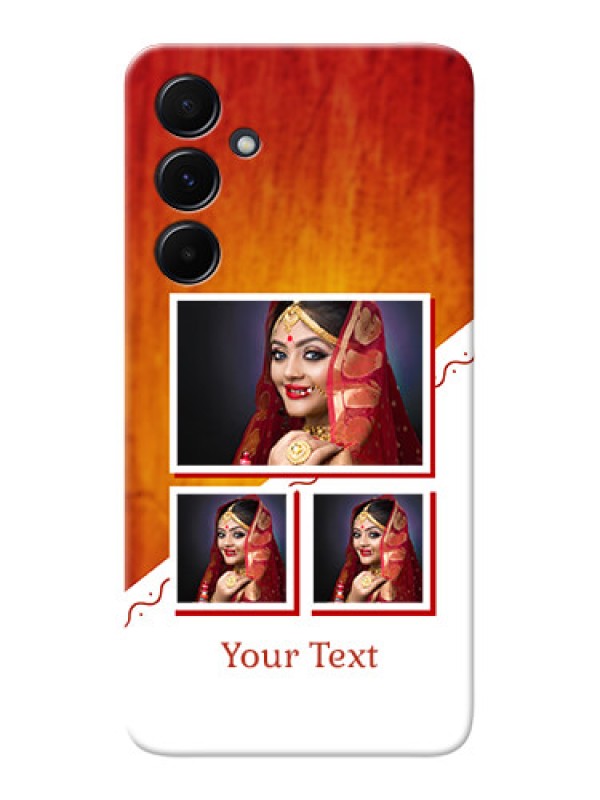 Custom Galaxy A55 5G Personalised Phone Cases: Wedding Memories Design