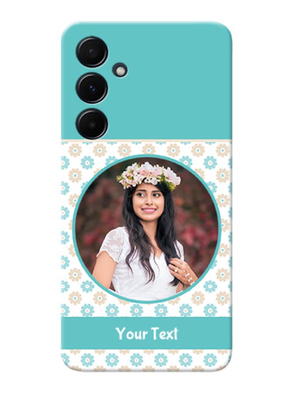 Custom Galaxy A55 5G Custom Mobile Back Covers: Beautiful Flowers Design