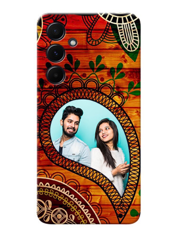 Custom Galaxy A55 5G custom mobile cases: Abstract Colorful Design