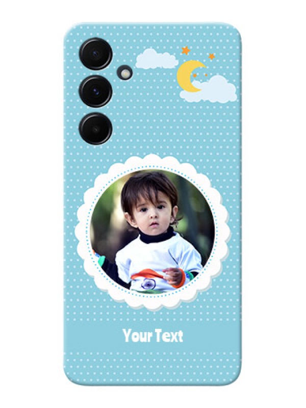 Custom Galaxy A55 5G mobile cases online: violet Pattern Design