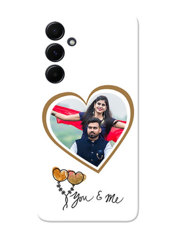 Custom Galaxy A55 5G customized phone cases: You & Me Design