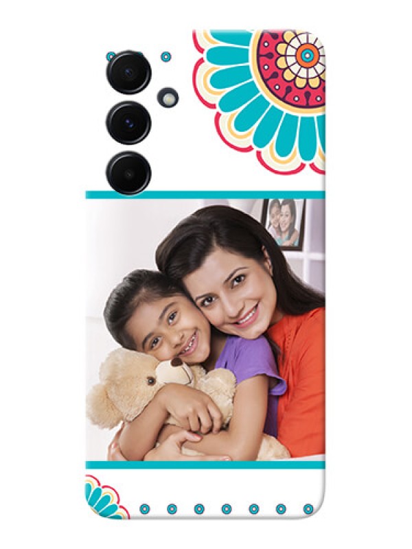 Custom Galaxy A55 5G custom mobile phone cases: Flower Design