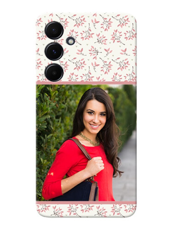 Custom Galaxy A55 5G Back Covers: Premium Floral Design