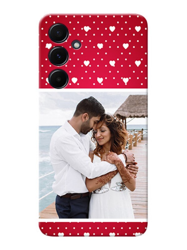 Custom Galaxy A55 5G custom back covers: Hearts Mobile Case Design