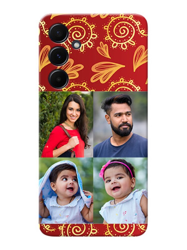 Custom Galaxy A55 5G Mobile Phone Cases: 4 Image Traditional Design