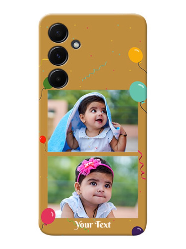 Custom Galaxy A55 5G Phone Covers: Image Holder with Birthday Celebrations Design