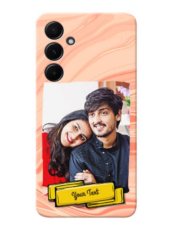 Custom Galaxy A55 5G Customized Phone Cases: Marble Texture Design