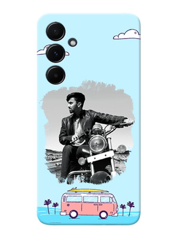Custom Galaxy A55 5G Mobile Covers Online: Travel & Adventure Design