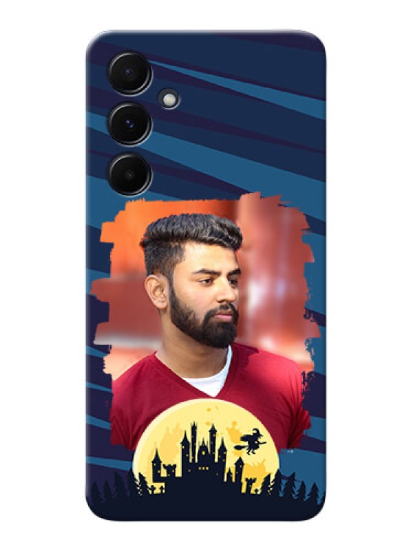 Custom Galaxy A55 5G Back Covers: Halloween Witch Design