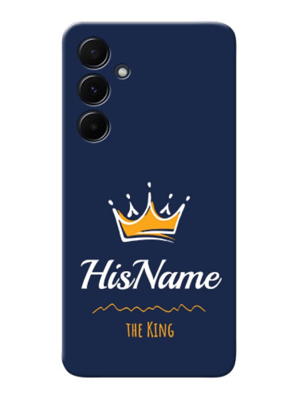 Custom Galaxy A55 5G King Phone Case with Name