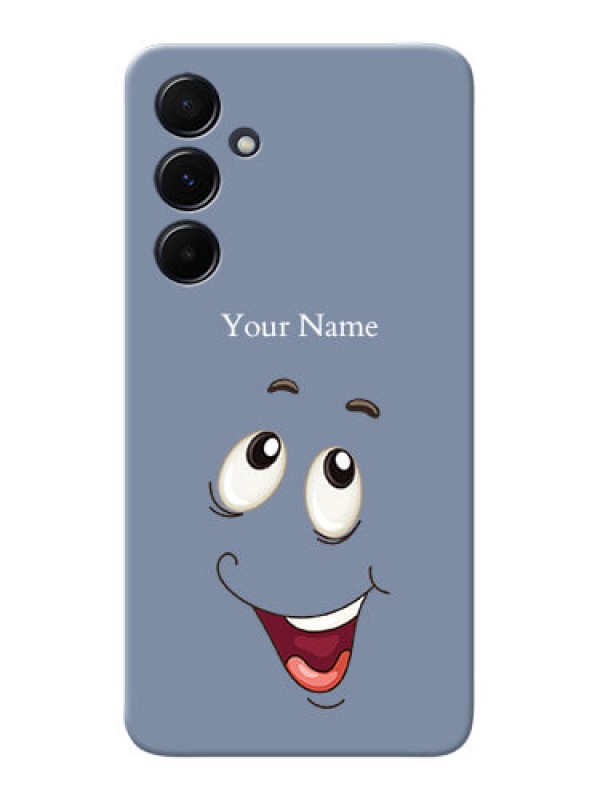 Custom Galaxy A55 5G Photo Printing on Case with Laughing Cartoon Face Design