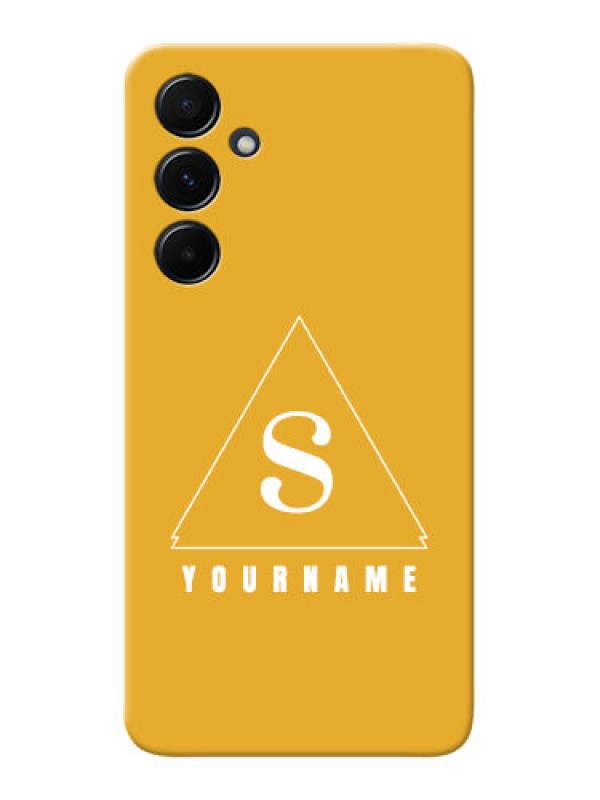 Custom Galaxy A55 5G Personalized Phone Case with simple triangle Design