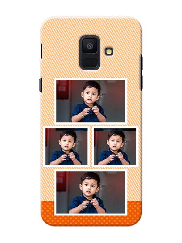 Custom Samsung Galaxy A6 2018 Bulk Photos Upload Mobile Case  Design