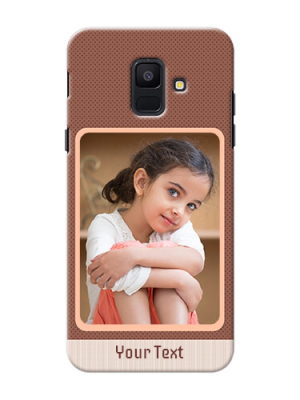Custom Samsung Galaxy A6 2018 Simple Photo Upload Mobile Cover Design