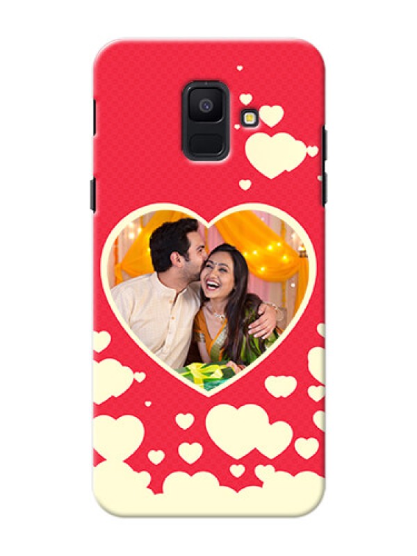 Custom Samsung Galaxy A6 2018 Love Symbols Mobile Case Design