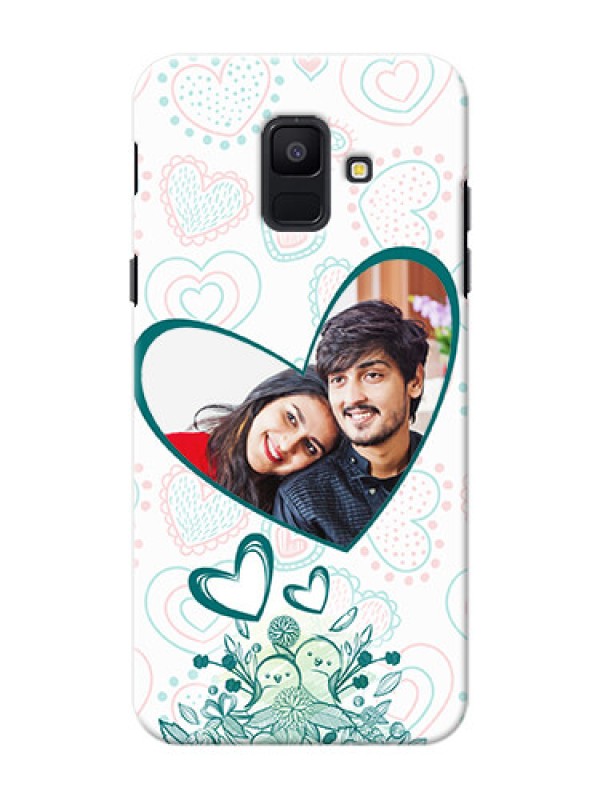 Custom Samsung Galaxy A6 2018 Couples Picture Upload Mobile Case Design