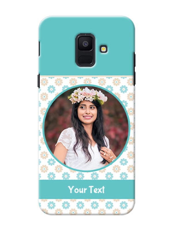 Custom Samsung Galaxy A6 2018 Beautiful Flowers Design Mobile Case Design