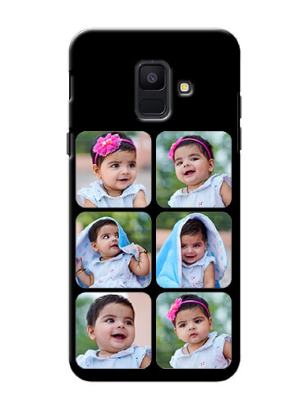 Custom Samsung Galaxy A6 2018 Multiple Pictures Mobile Back Case Design
