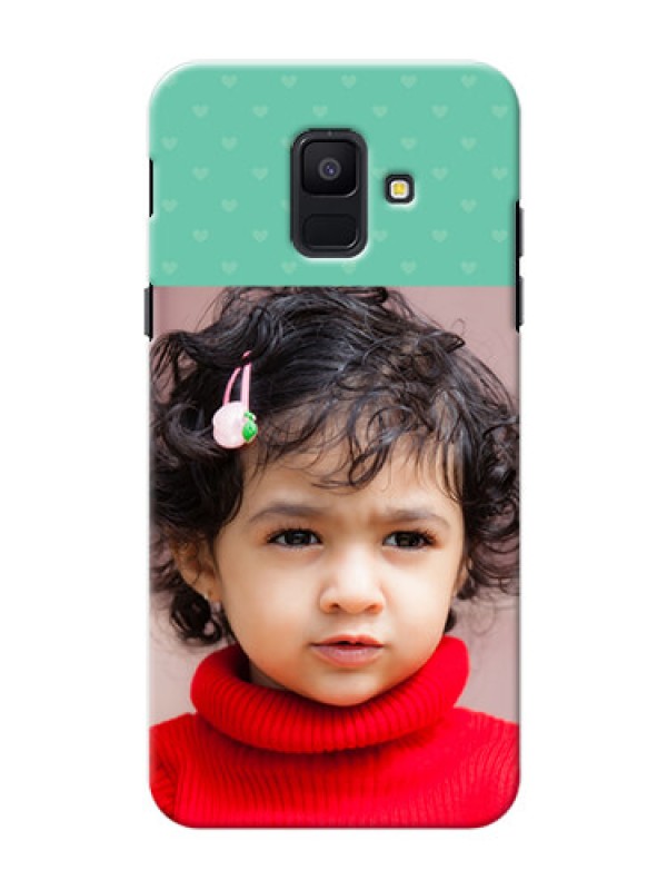 Custom Samsung Galaxy A6 2018 Lovers Picture Upload Mobile Cover Design